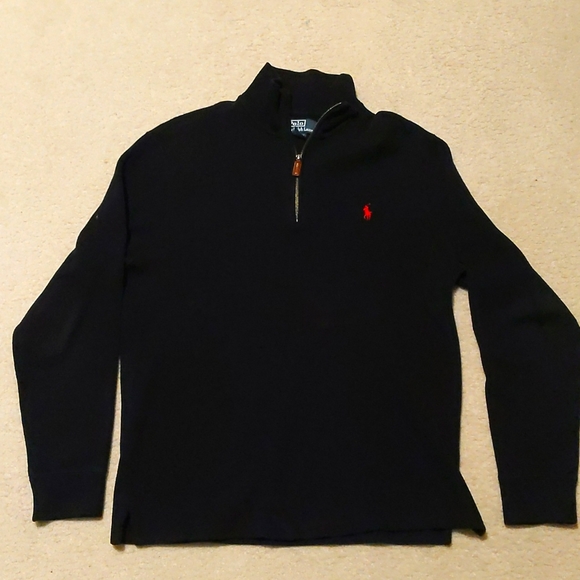 Polo Ralph Lauren Other - Polo Ralph Lauren Black Quarter Zip Medium